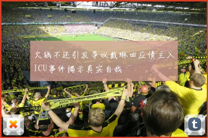 欠钱不还引发争议戴琳回应债主入ICU事件揭示真实自我